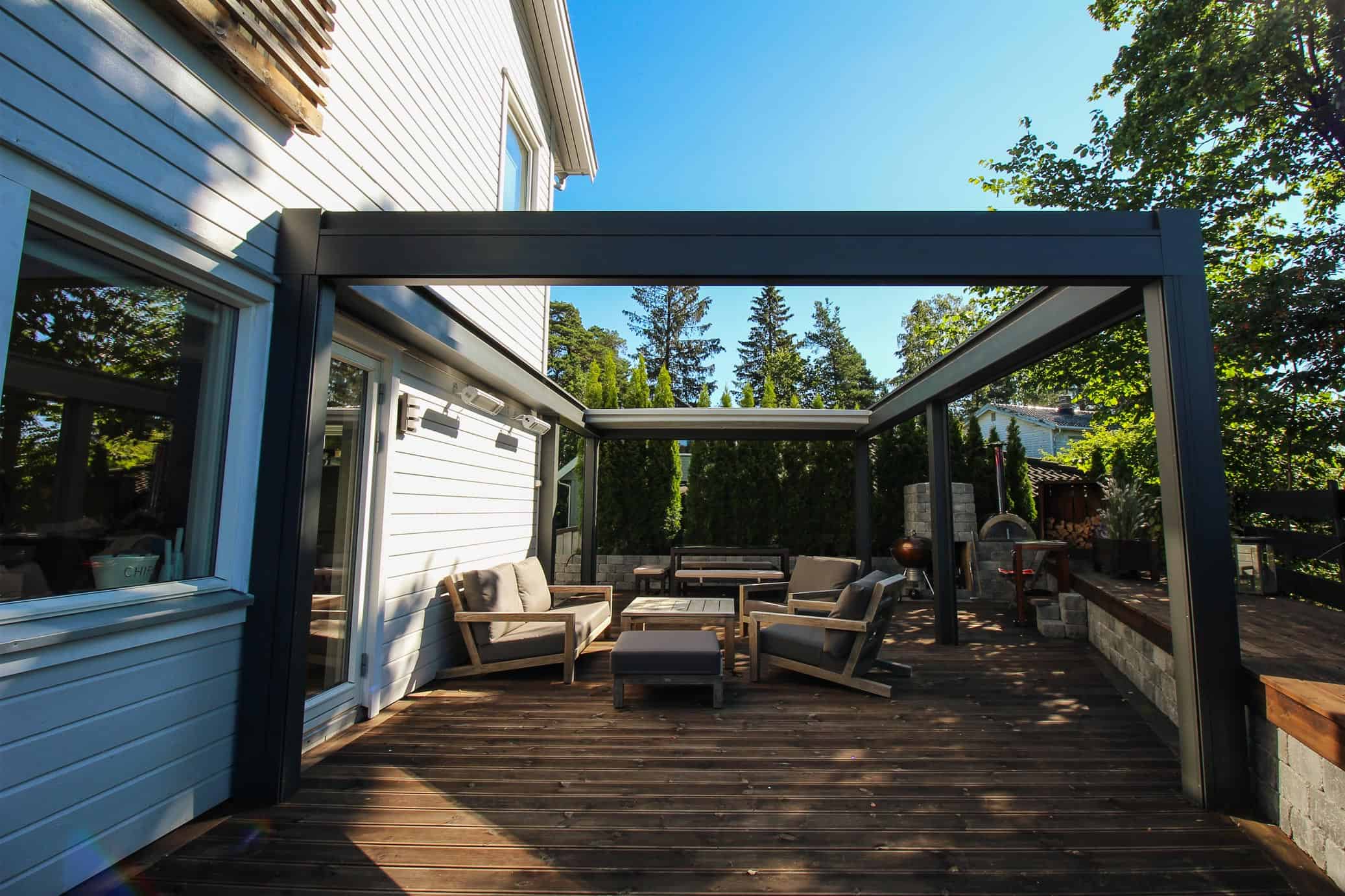 pergola solskjerming