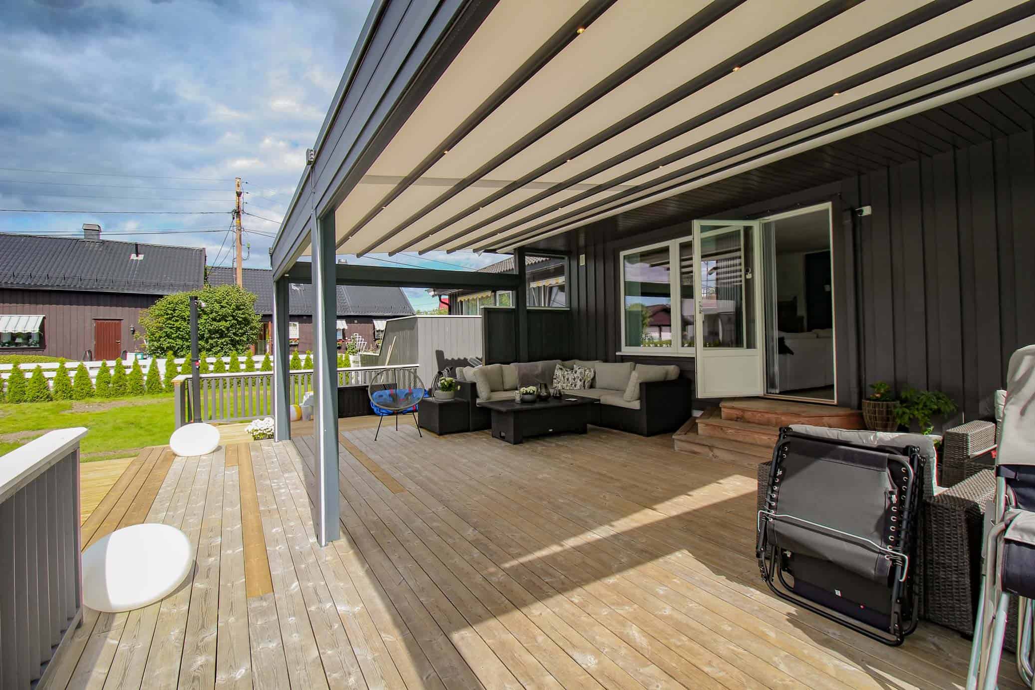 uteplass pergola