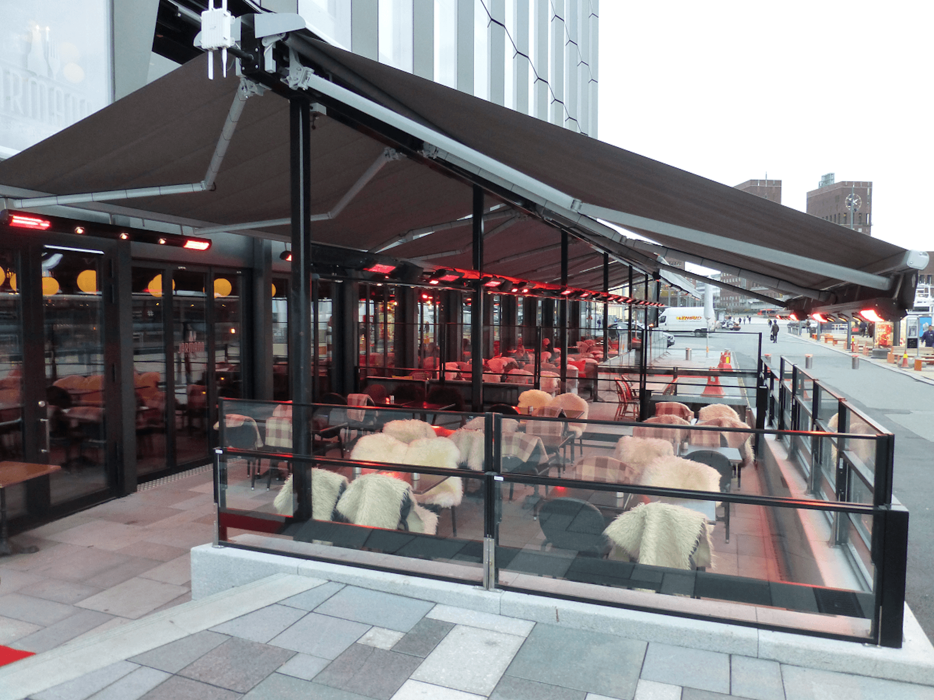 restaurantmarkiser Aker brygge